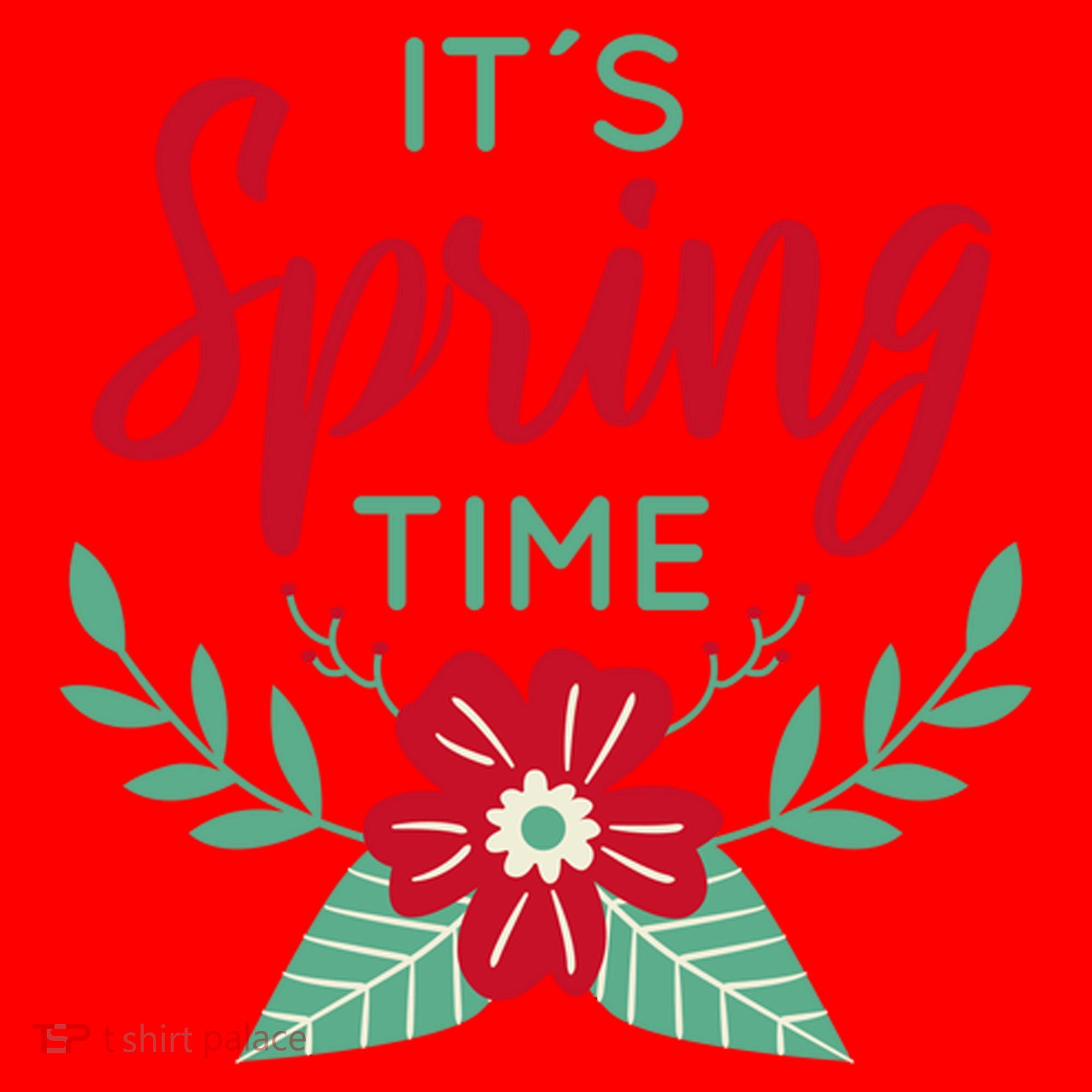 It's Spring Time Flower Santa Hat