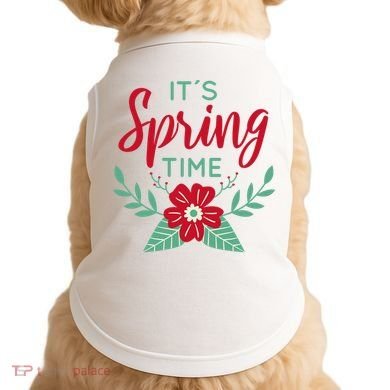 It's Spring Time Flower Doggie Tank