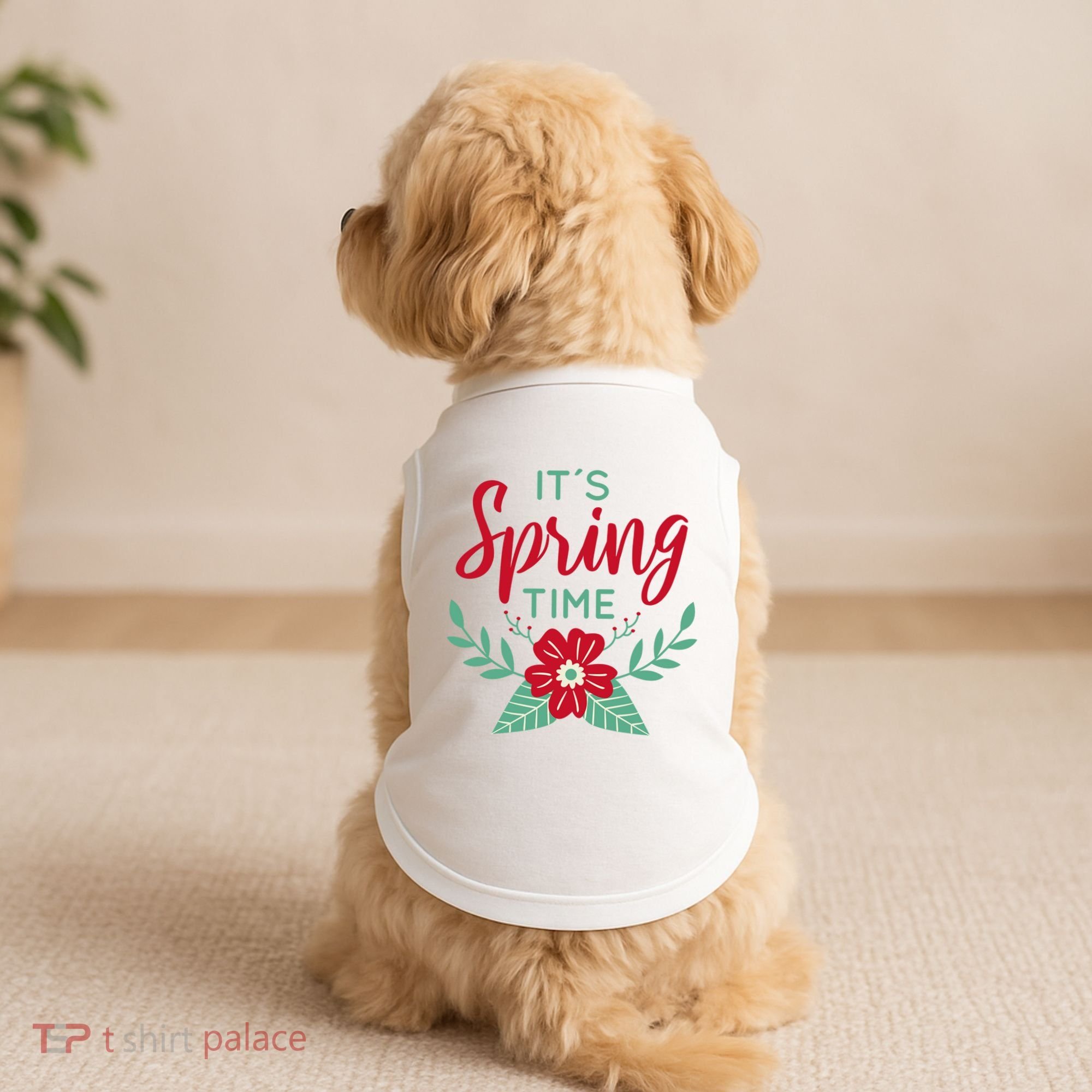 It's Spring Time Flower Doggie Tank