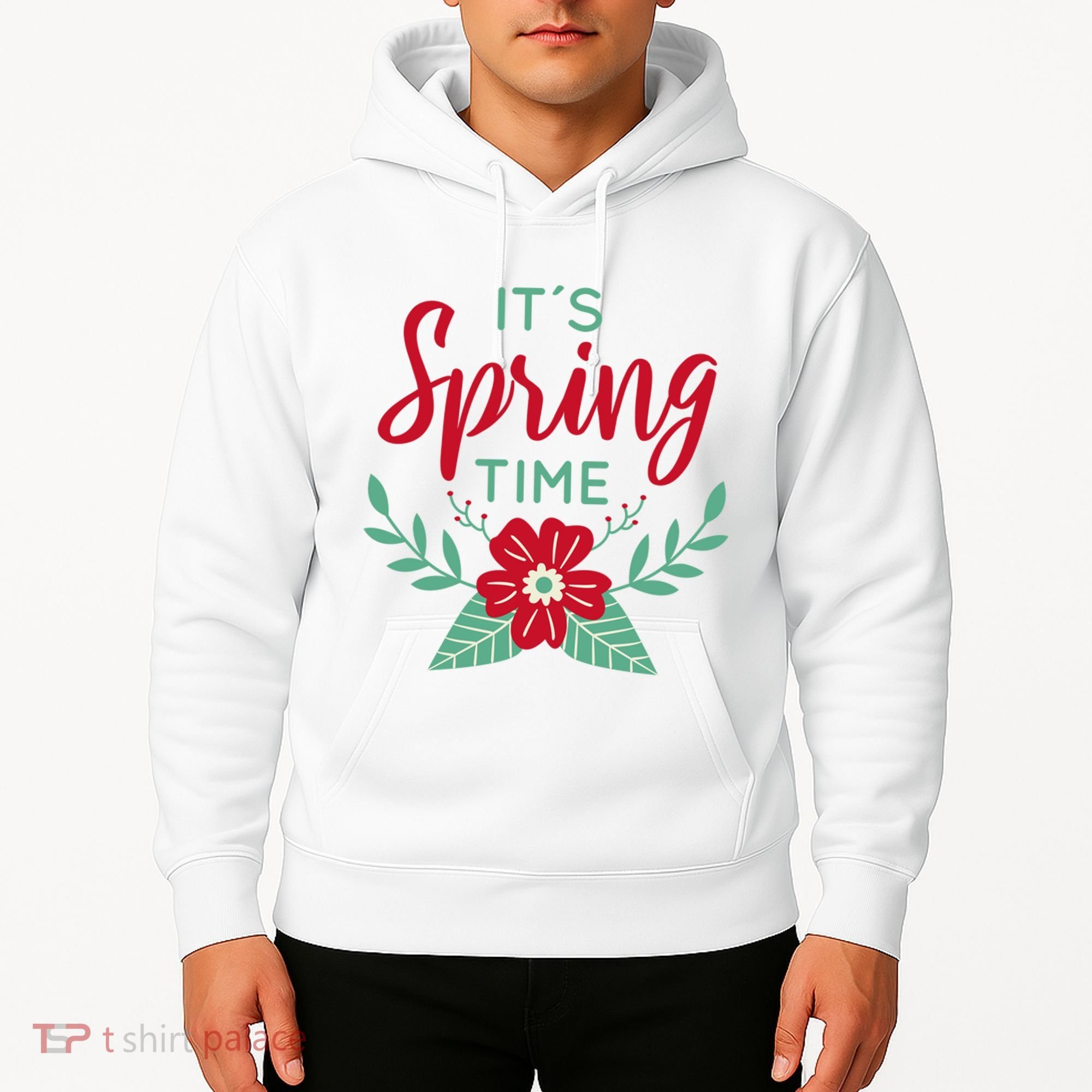 It's Spring Time Flower Hoodie