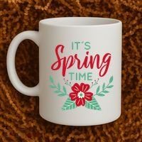It's Spring Time Flower Coffee Mug thumb 2