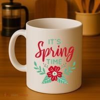 It's Spring Time Flower Coffee Mug thumb 4