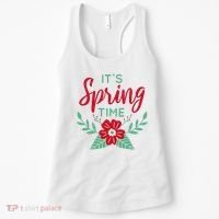 It's Spring Time Flower Women's Tank Top thumb 0
