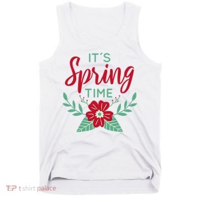 It's Spring Time Flower Tank Top