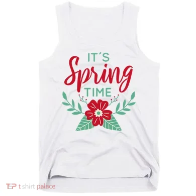It's Spring Time Flower Tank Top