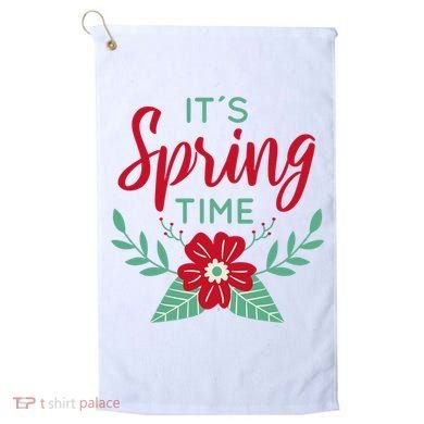It's Spring Time Flower Golf Towel