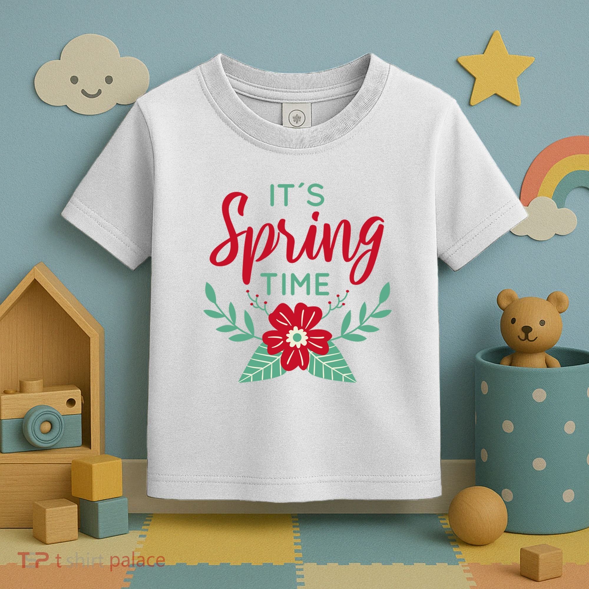It's Spring Time Flower Toddler T-Shirt
