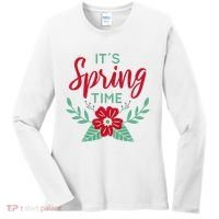 It's Spring Time Flower Women's Long Sleeve Shirt thumb 0