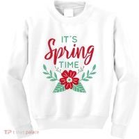 It's Spring Time Flower Kids Sweatshirt thumb 0