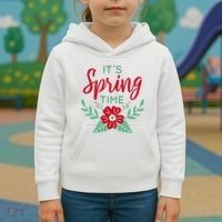 It's Spring Time Flower Kids Hoodie thumb 3