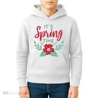 It's Spring Time Flower Kids Hoodie thumb 4