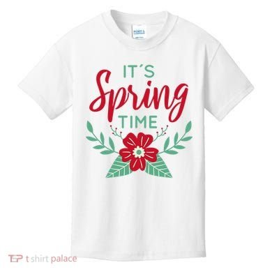 It's Spring Time Flower Kids T-Shirt