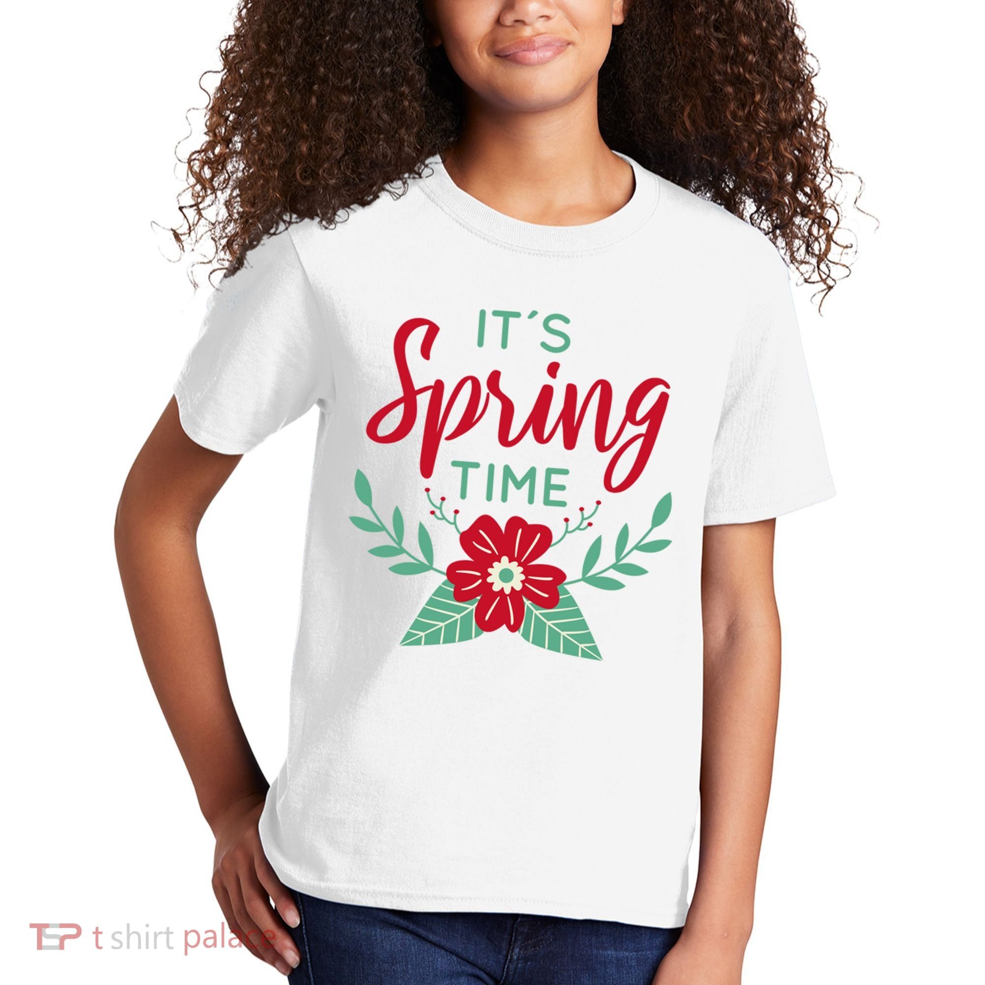 It's Spring Time Flower Kids T-Shirt