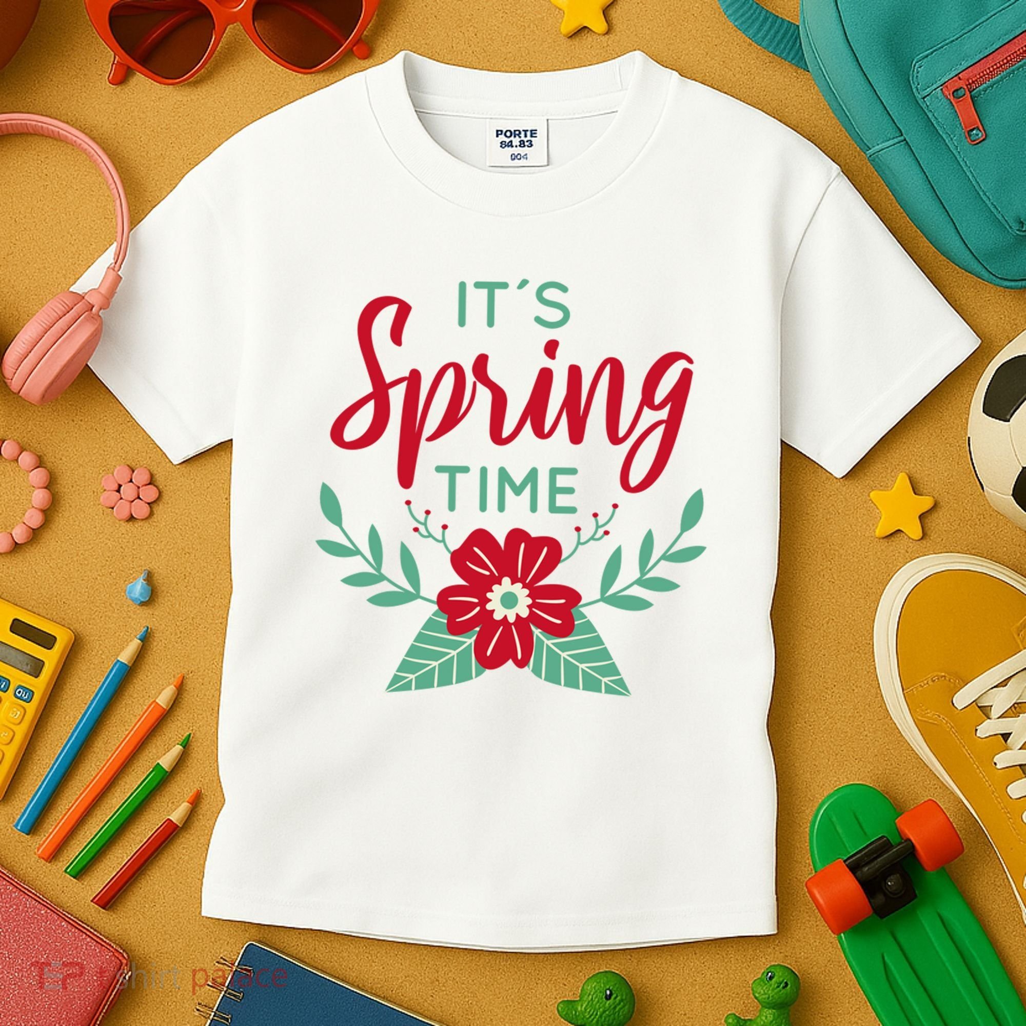 It's Spring Time Flower Kids T-Shirt