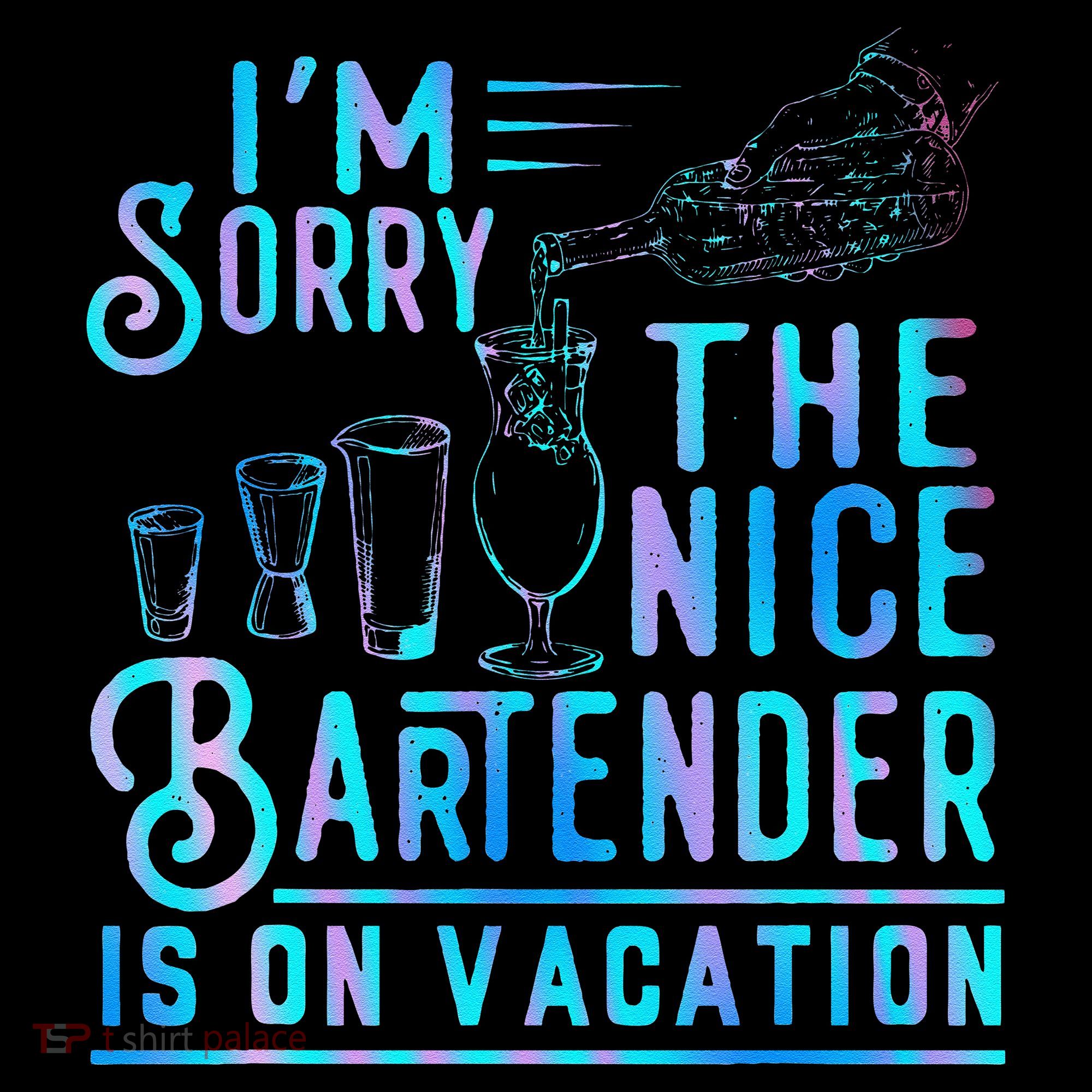 IM Sorry The Nice Bartender Is On Vacation Funny Coffee Mug