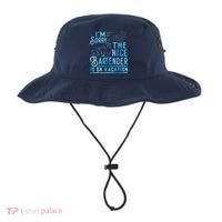 IM Sorry The Nice Bartender Is On Vacation Funny Bucket Hat thumb 0