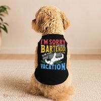 IM Sorry The Nice Bartender Is On Vacation Funny Bartending Doggie Tank thumb 2