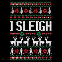 I Sleigh Ugly Christmas Sweater Coffee Mug thumb 5