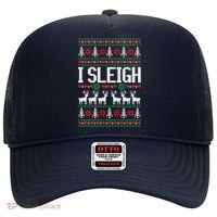 I Sleigh Ugly Christmas Sweater Hat thumb 0
