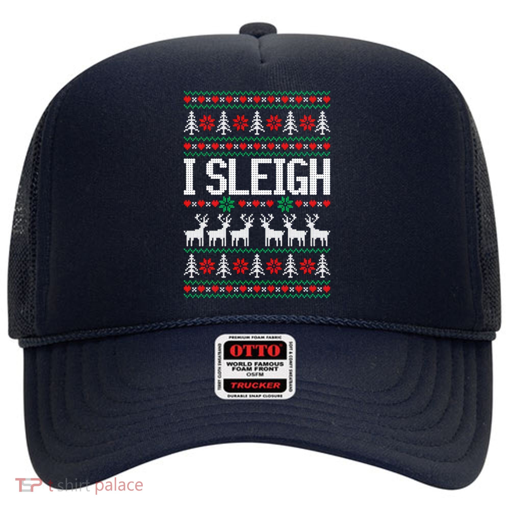 I Sleigh Ugly Christmas Sweater Hat