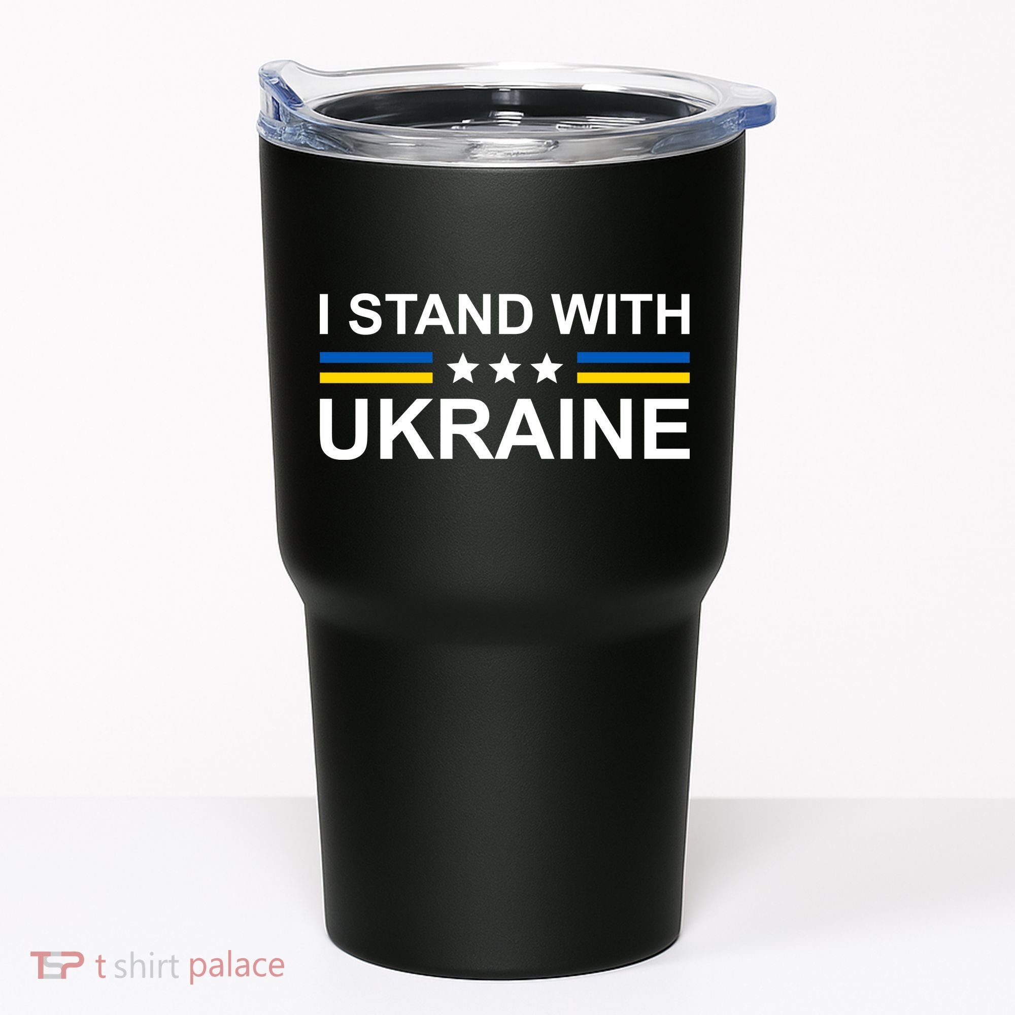 I Stand Ukraine Star Tumbler