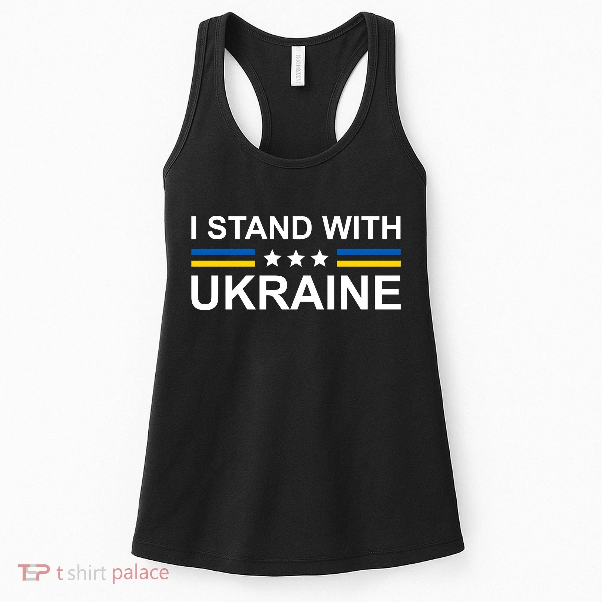 I Stand Ukraine Star Women's Tank Top