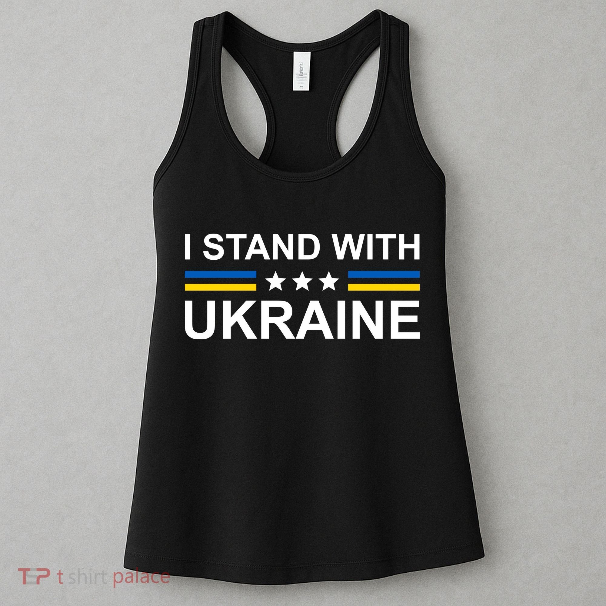 I Stand Ukraine Star Women's Tank Top