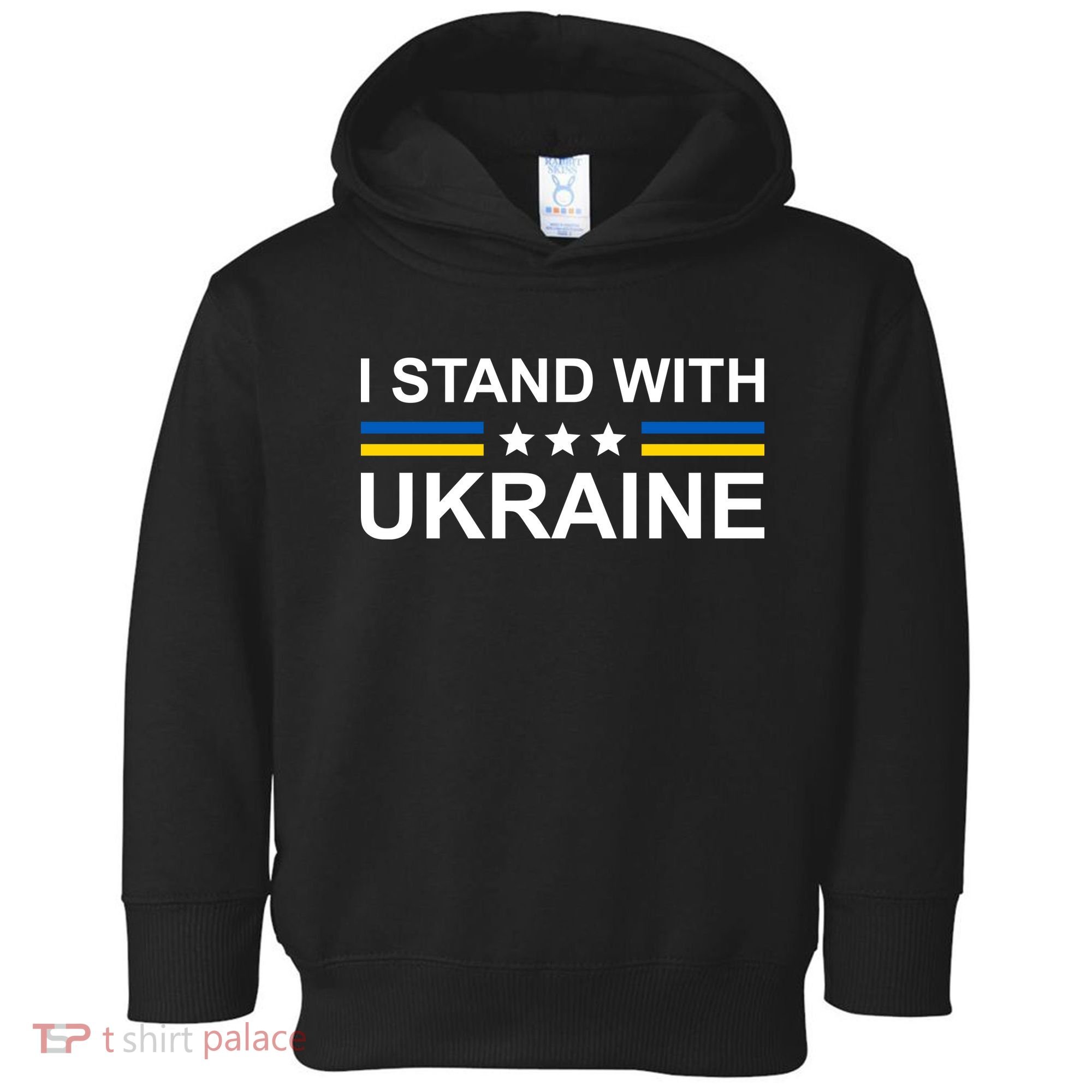 I Stand Ukraine Star Toddler Hoodie