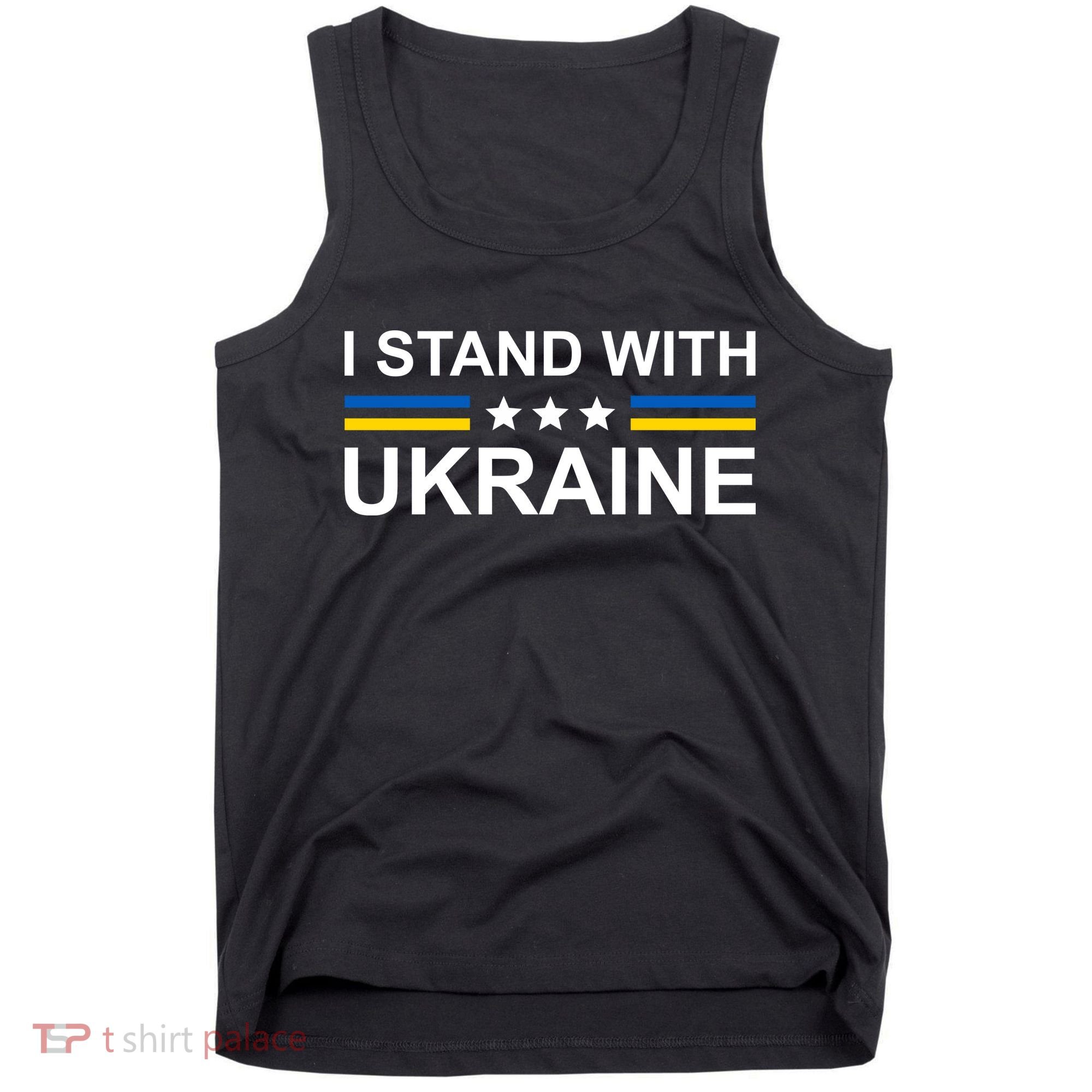 I Stand Ukraine Star Tank Top