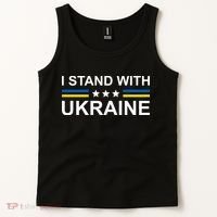 I Stand Ukraine Star Tank Top thumb 2