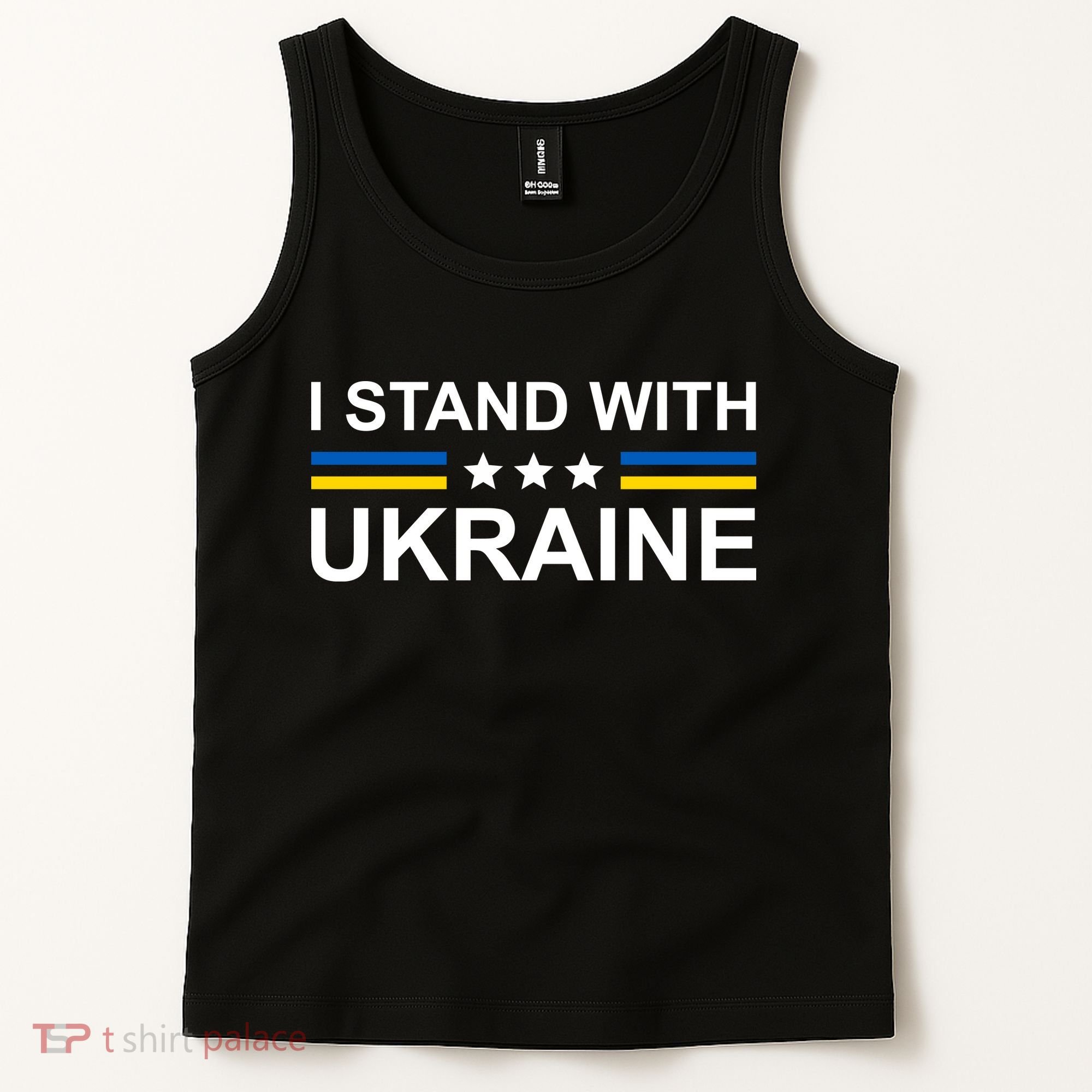 I Stand Ukraine Star Tank Top