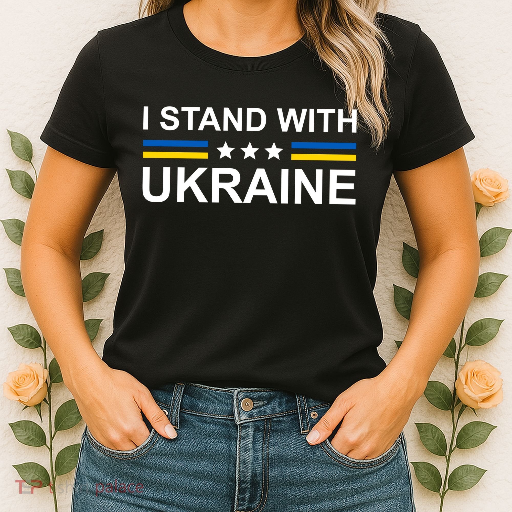 I Stand Ukraine Star Women's T-Shirt