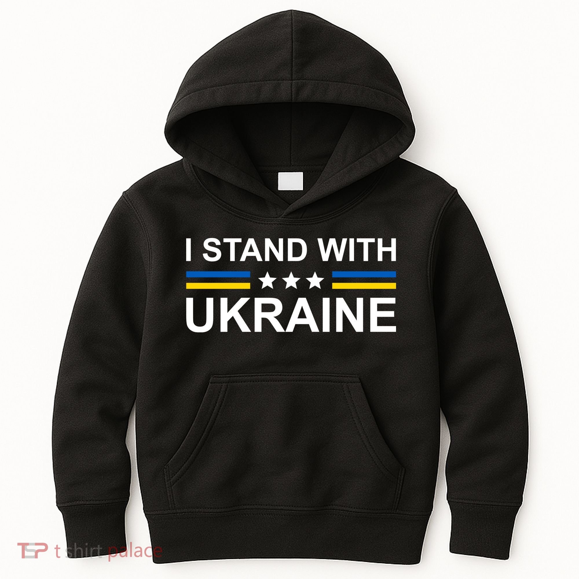 I Stand Ukraine Star Kids Hoodie