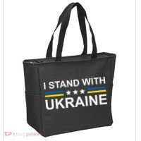 I Stand Ukraine Star Tote Bag thumb 2