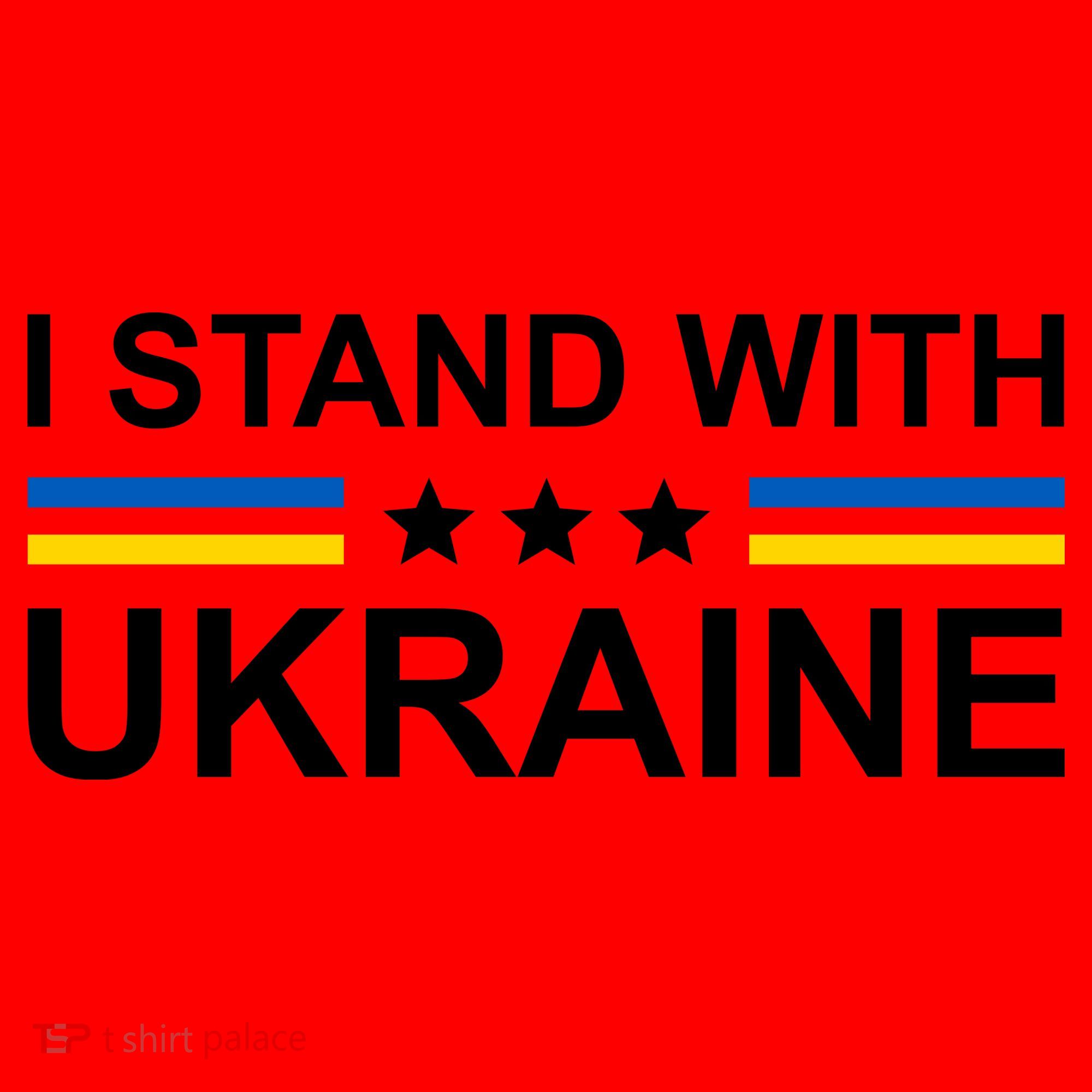 I Stand Ukraine Star Santa Hat