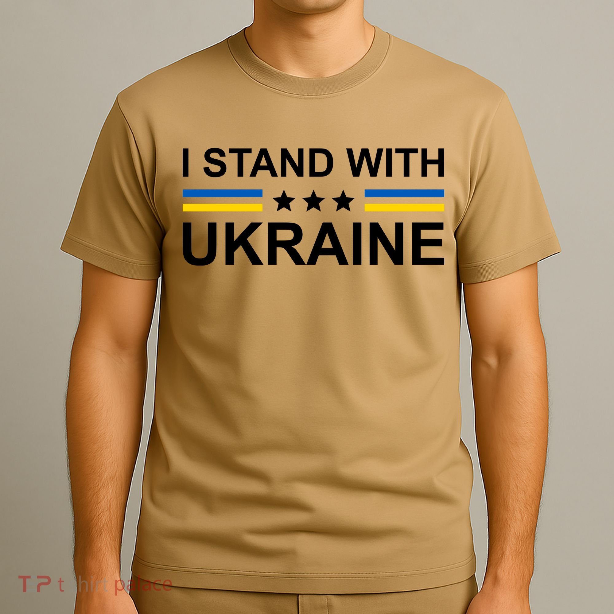 I Stand Ukraine Star T-Shirt
