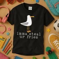 Imma Steal Ur Fries Kids T-Shirt thumb 3