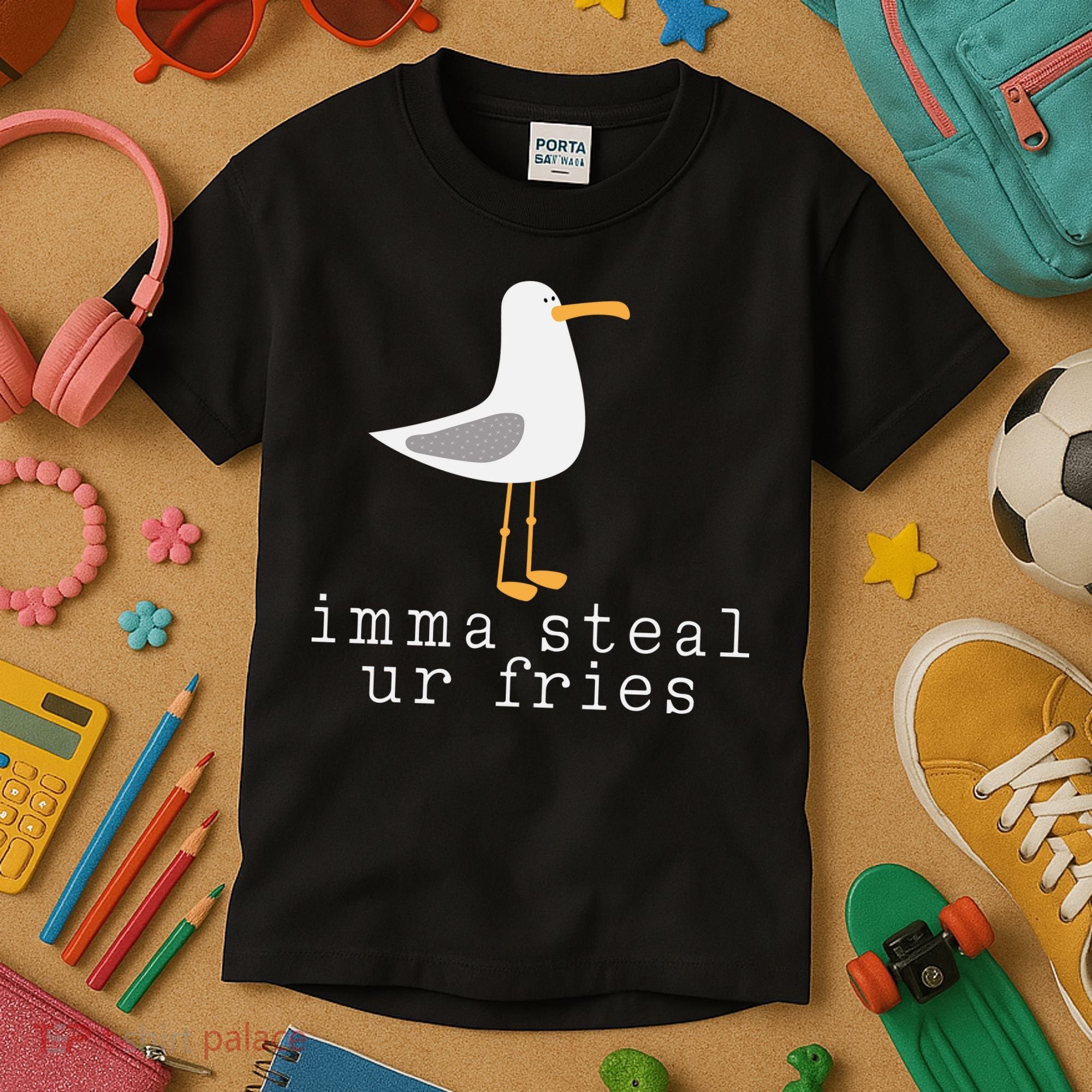 Imma Steal Ur Fries Kids T-Shirt
