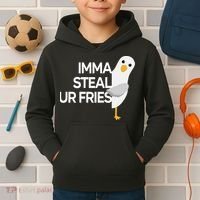 Imma Steal Ur Fries Kids Hoodie thumb 2