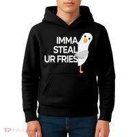 Imma Steal Ur Fries Kids Hoodie thumb 4