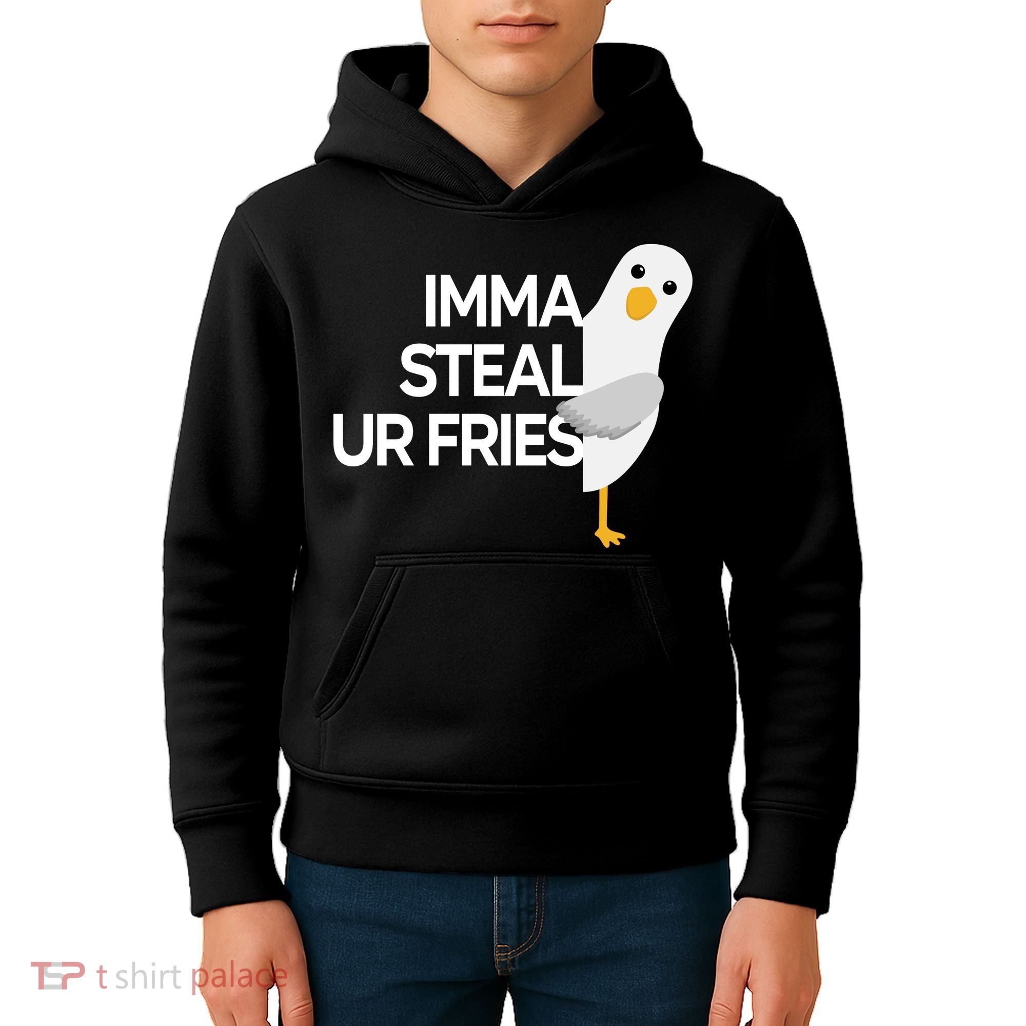 Imma Steal Ur Fries Kids Hoodie