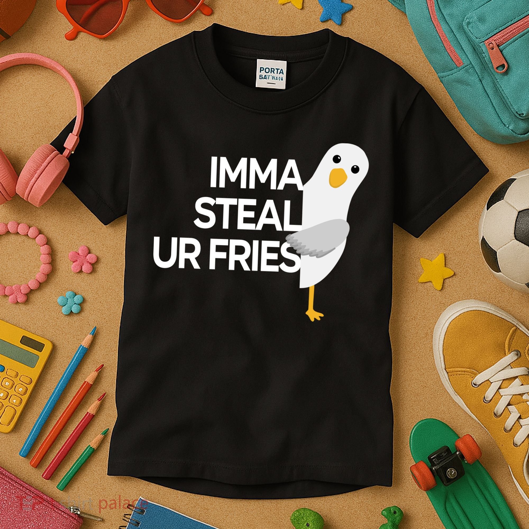 Imma Steal Ur Fries Kids T-Shirt