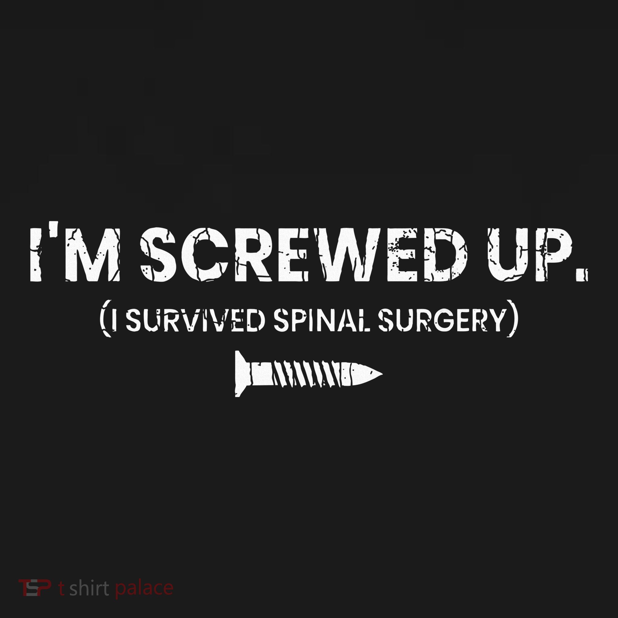 IM Screwed Up Funny Scoliosis Spinal Surgery Women's Hoodie