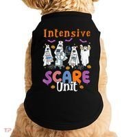 Intensive Scare Unit Icu Boo Crew Funny Nicu Picu Nurse Tech Doggie Tank thumb 0