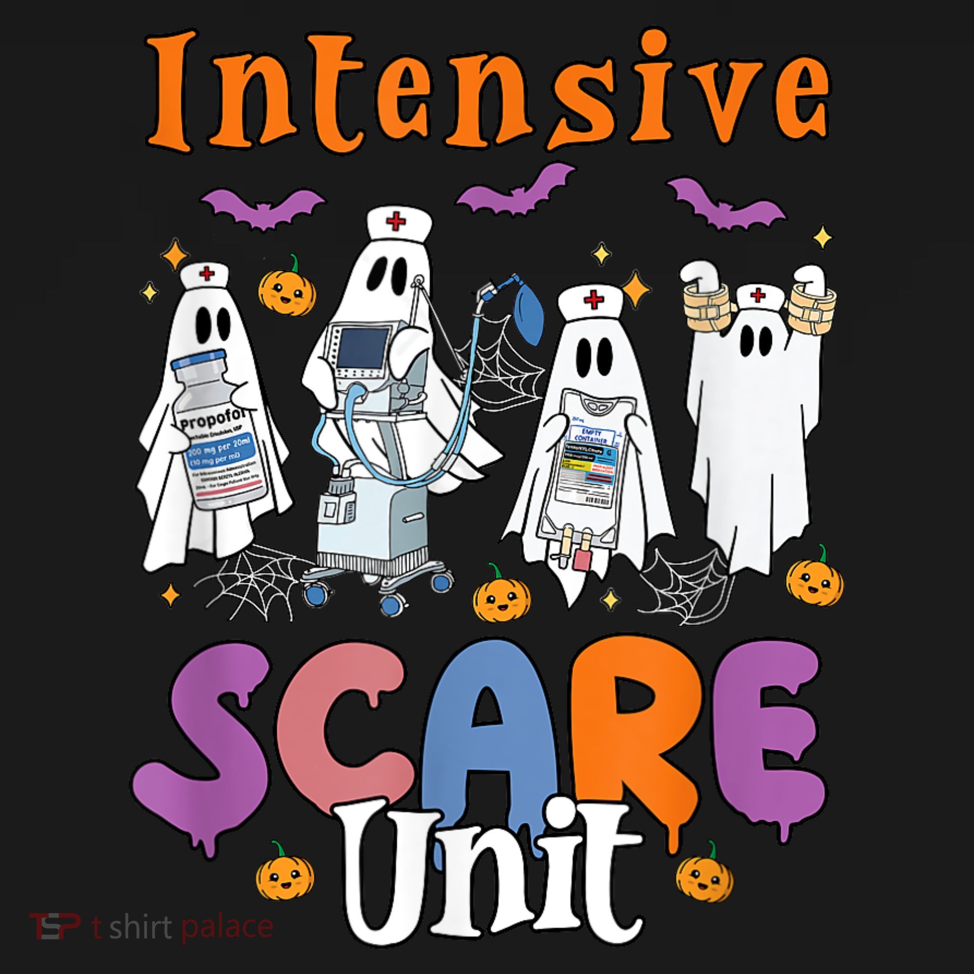 Intensive Scare Unit Icu Boo Crew Funny Nicu Picu Nurse Tech Women's Hoodie