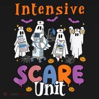 Intensive Scare Unit Icu Boo Crew Funny Nicu Picu Nurse Tech Ornament thumb 1