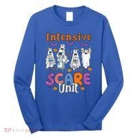 Intensive Scare Unit Icu Boo Crew Funny Nicu Picu Nurse Tech Long Sleeve Shirt thumb 0