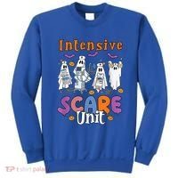 Intensive Scare Unit Icu Boo Crew Funny Nicu Picu Nurse Tech Sweatshirt thumb 0