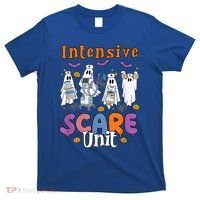 Intensive Scare Unit Icu Boo Crew Funny Nicu Picu Nurse Tech T-Shirt thumb 0