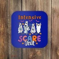 Intensive Scare Unit Icu Boo Crew Funny Nicu Picu Nurse Tech Coaster thumb 0
